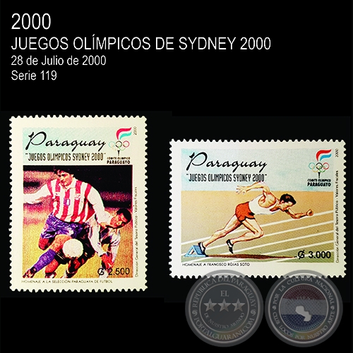 JUEGOS OLMPICOS DE SYDNEY 2.000 - COMIT OLMPICO PARAGUAYO (AO 2000 - SERIE 4)
